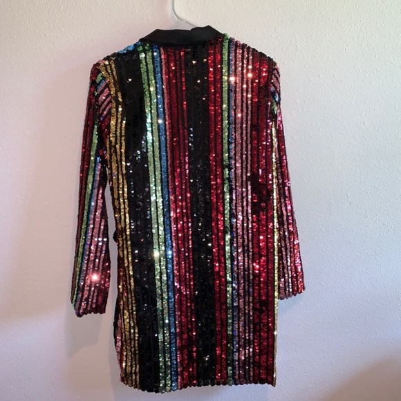 Sequin Blazer dress - Picture 6 of 7